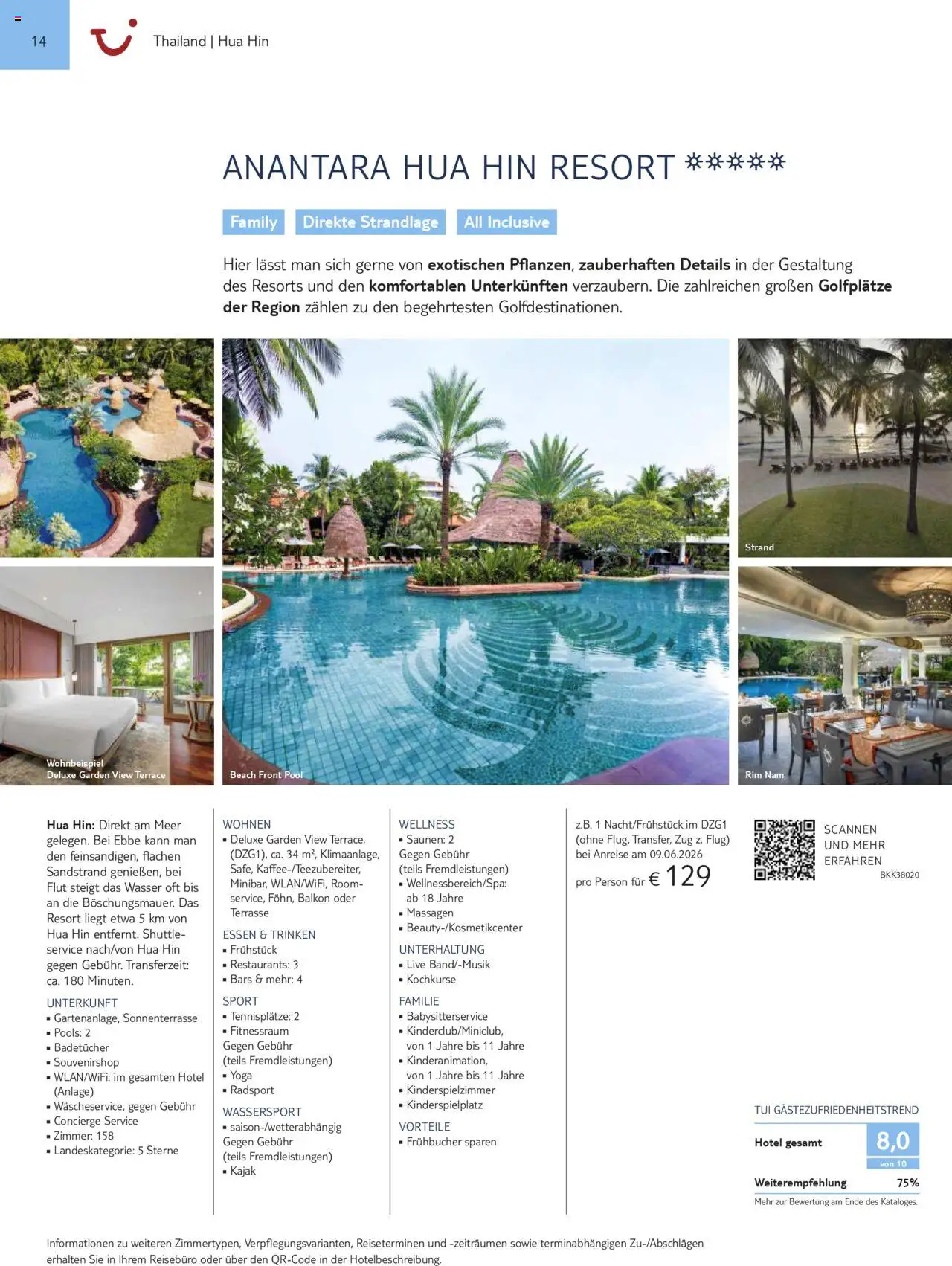 TUI Prospekt  Asien, Afrika, Orient & Indischer Ozean 2025/26 	 – gültig ab 01.11.2025 | Seite: 14 | Produkte: Wasser