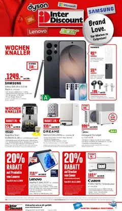 Interdiscount aktionen ab 20.04.2026 gültig | Seite: 28 | Produkte: Klimagerät, Drucker, Uhr, Samsung
