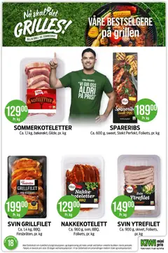 Forhåndsvisning av Kiwi kundeavis gyldig fra 27.04.2026 | Side: 2 | Produkter: Svin, Kiwi, Миска, Дріжджі