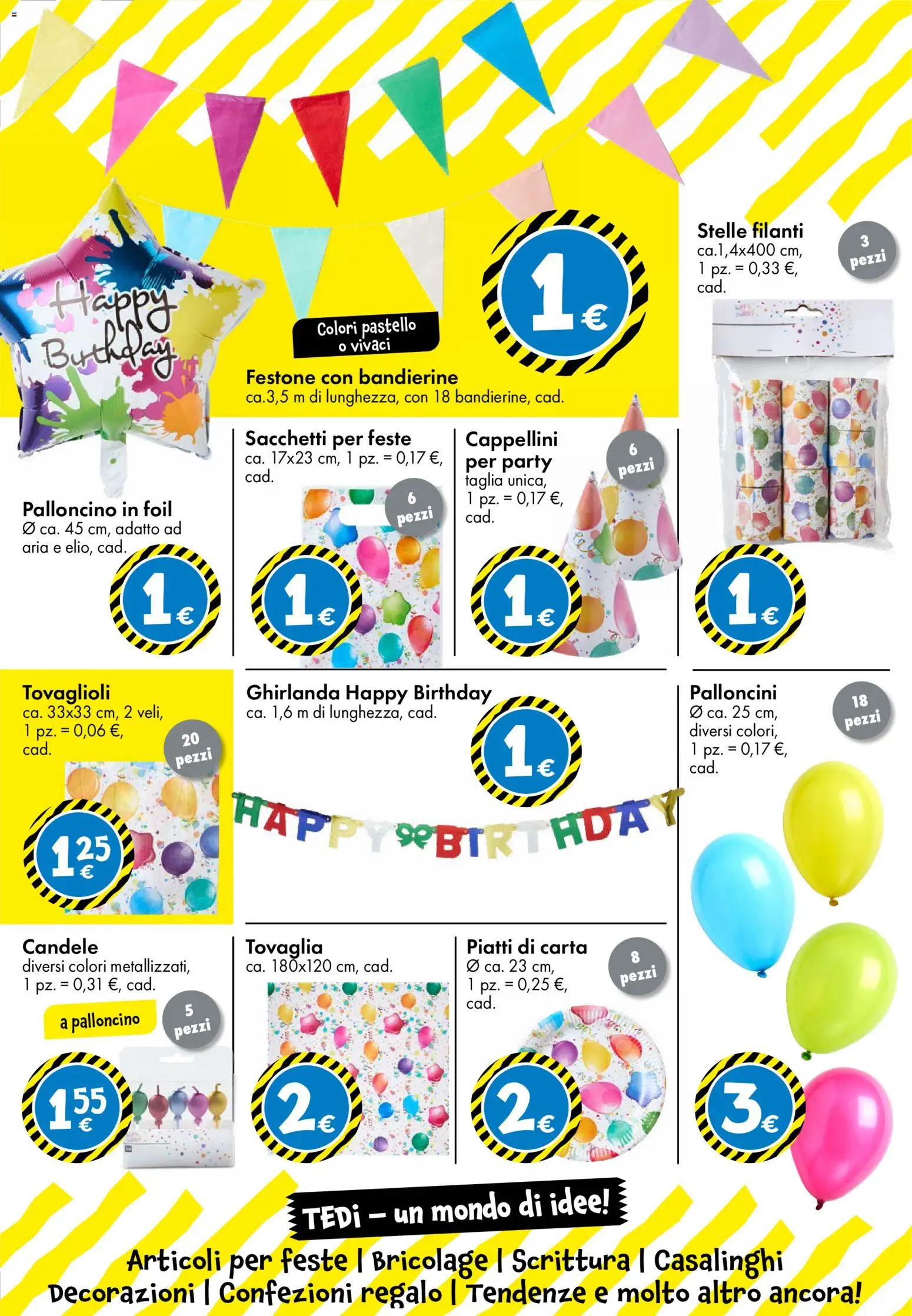 Volantino TEDi del 06.03.2026 | Pagina: 34 | Prodotti: Tovaglia, Decorazioni