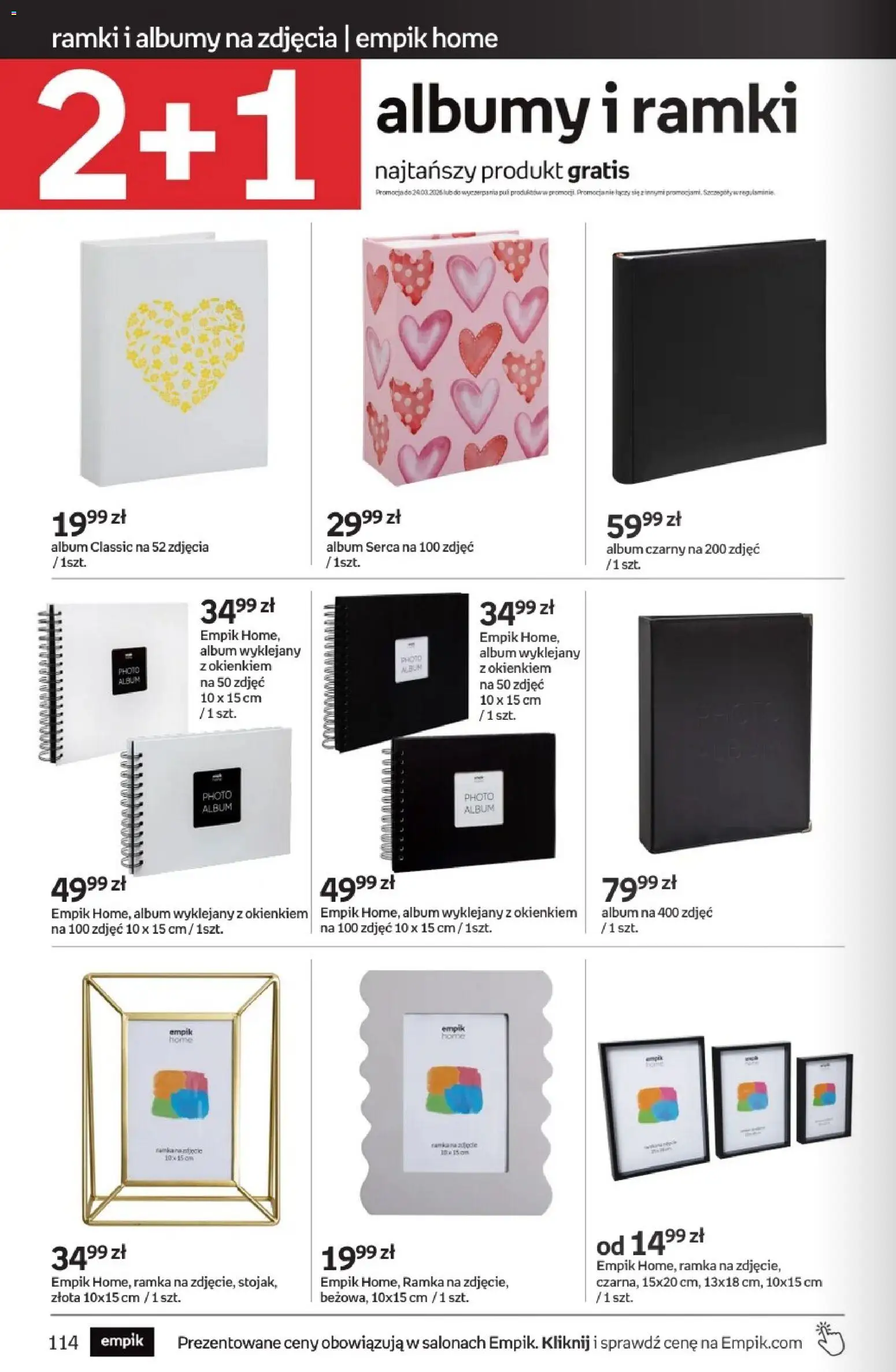 Empik promocje od 11.03.2026 | Strona: 114 | Produkty: Ramka