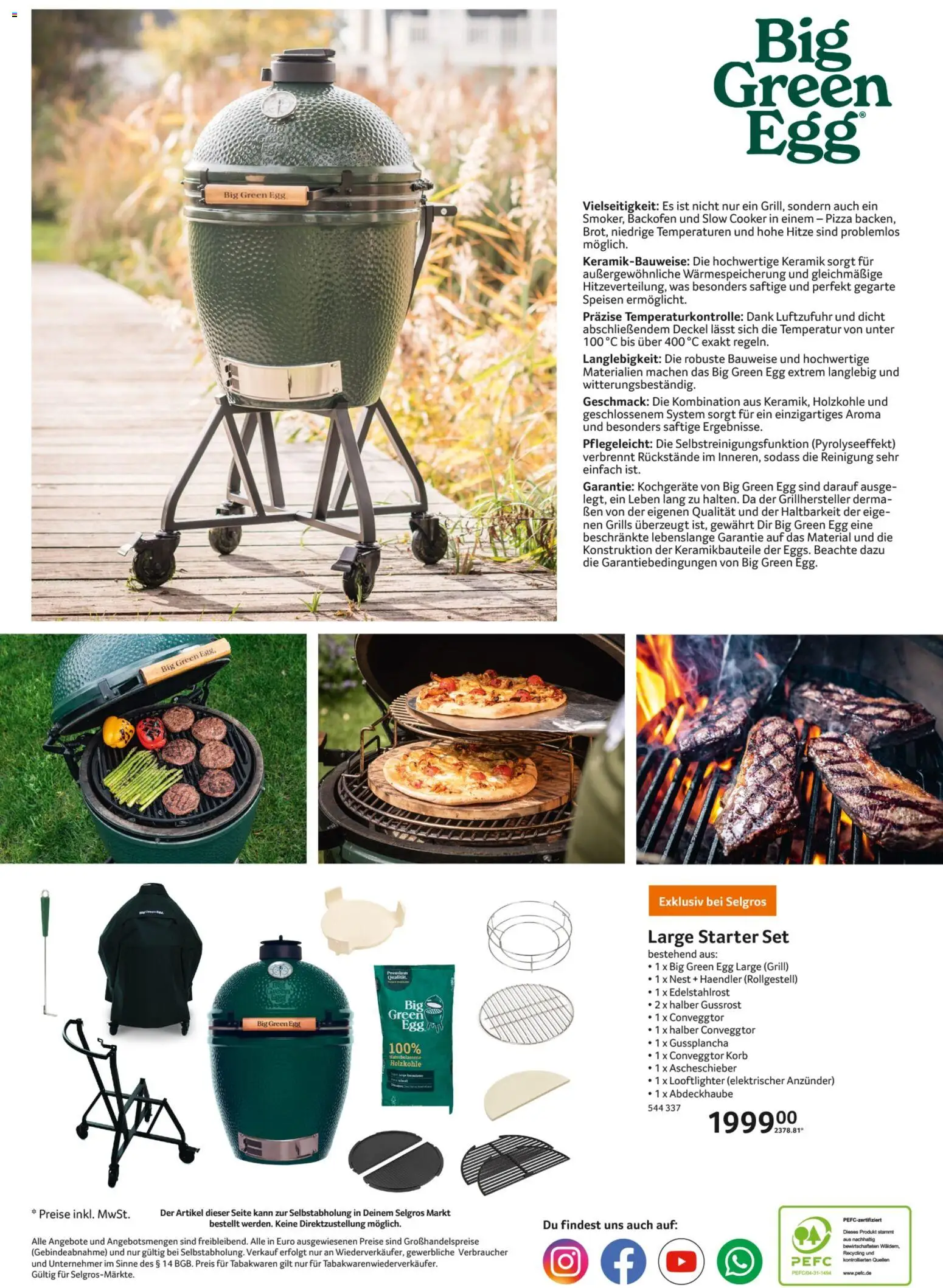 Selgros Garten Exklusiv – gültig ab 19.03.2026 | Seite: 36 | Produkte: Grill, Korb, Backofen, Pizza