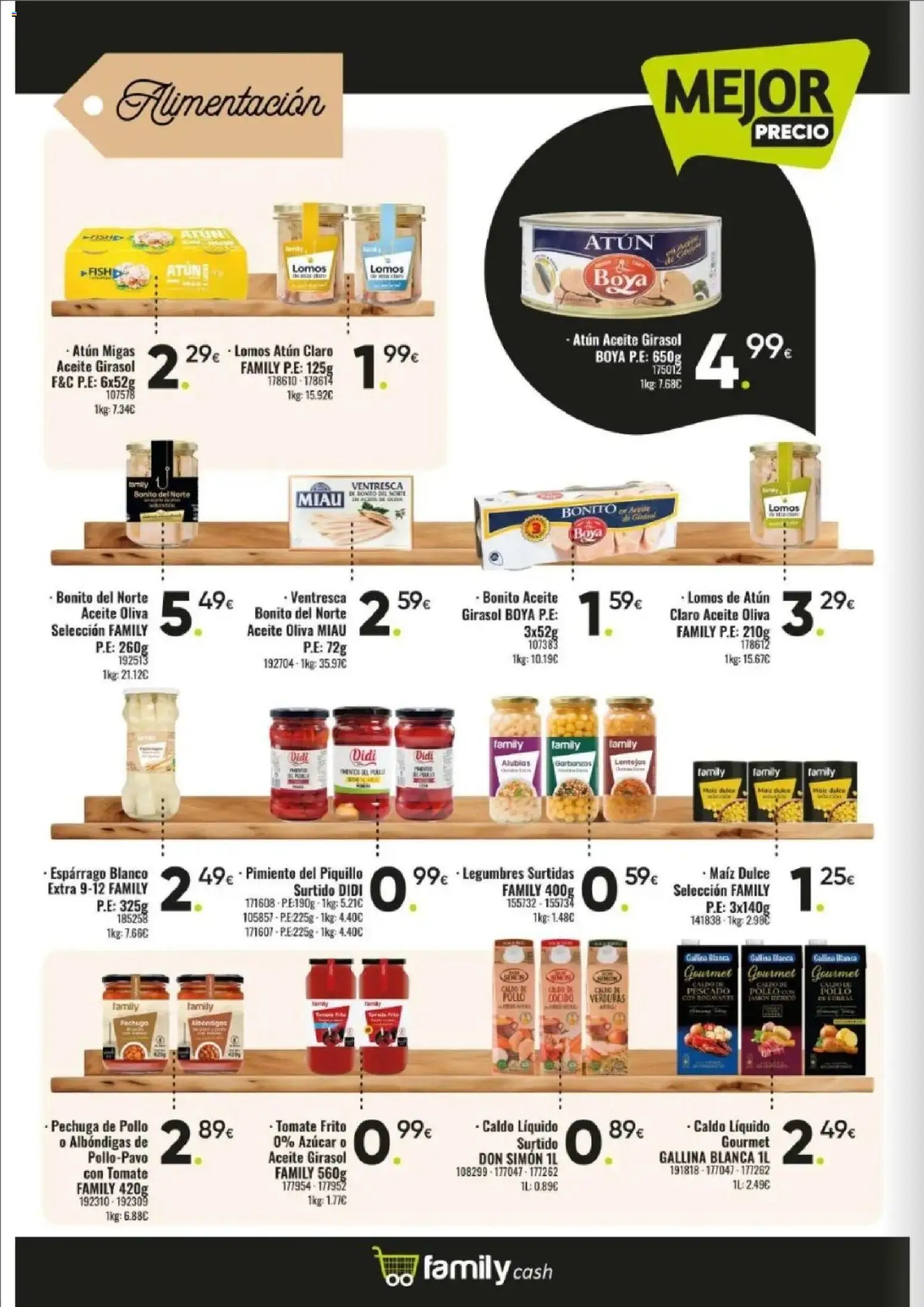 Family Cash folleto │ válido desde el 09.03.2026 | Página: 8 | Productos: Aceite, Pescado, Atún claro