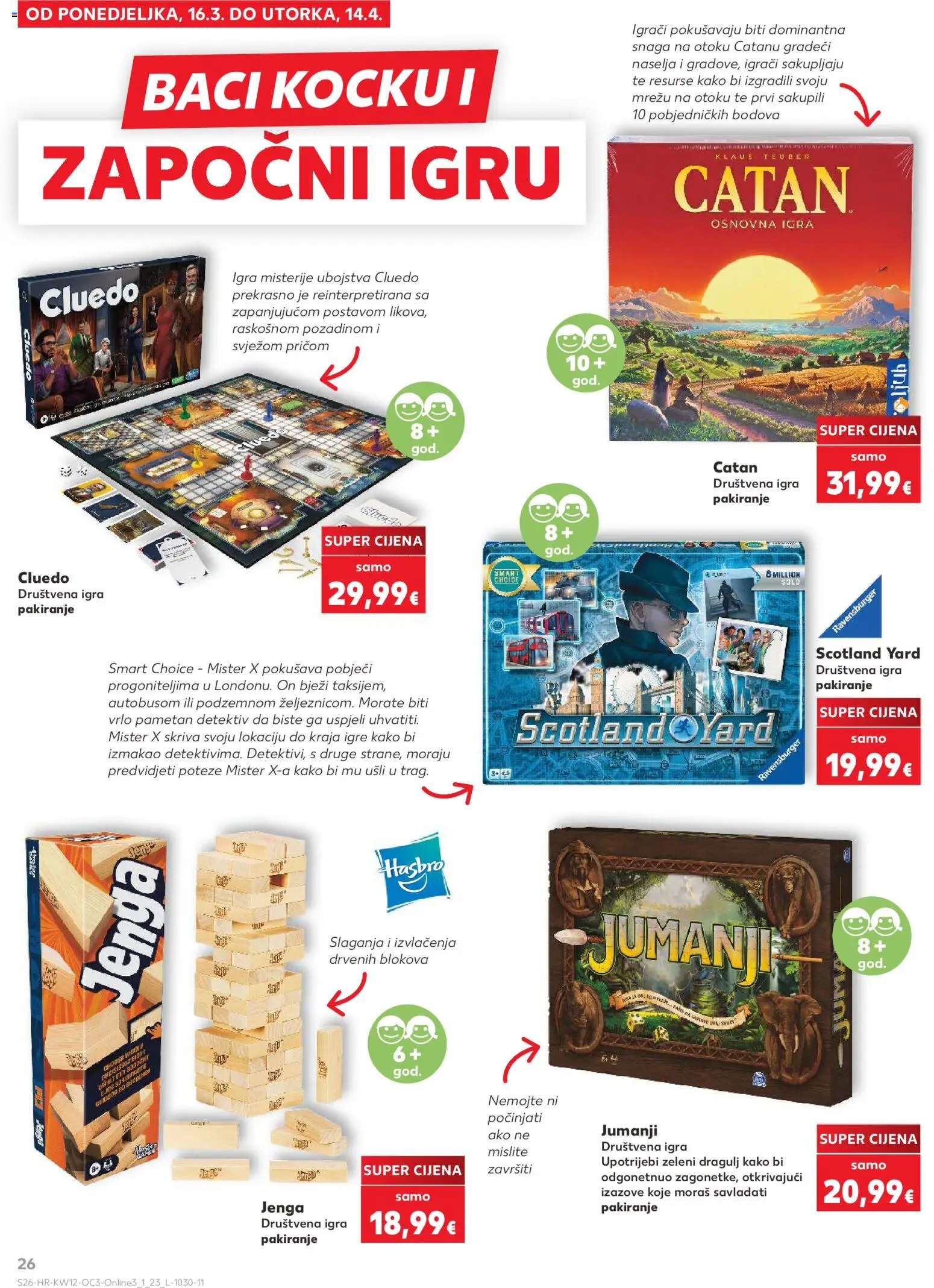 Kaufland katalog | vrijedi od 16.03.2026 | Stranica: 26 | Proizvodi: Igra