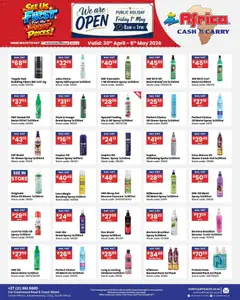 Africa Cash & Carry specials catalogue – valid from 30.04.2026