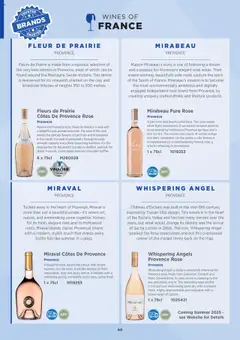 Preview of Booker Wholesale - Wine List 25/26 valid from 01.01.2026 | Page: 60 | Products: Powder, Roses, Chocolate, Orange