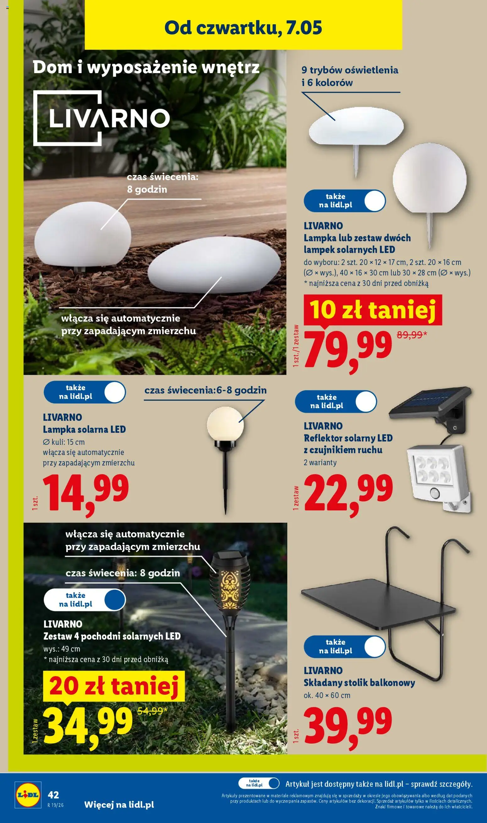 Lidl Polsko katalog od 04.05.2026 | Strana: 44 | Produkty: Reflektor, LED