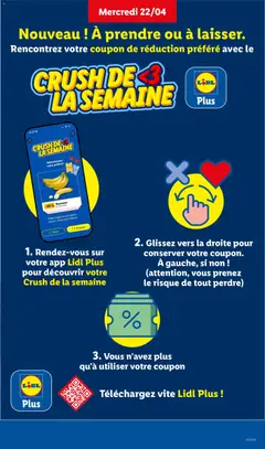 LIDL - Prévisualisation de Bananes, -20% de réduction valide à partir de 23.04.2026 | Page: 23 | Produits: Bananes
