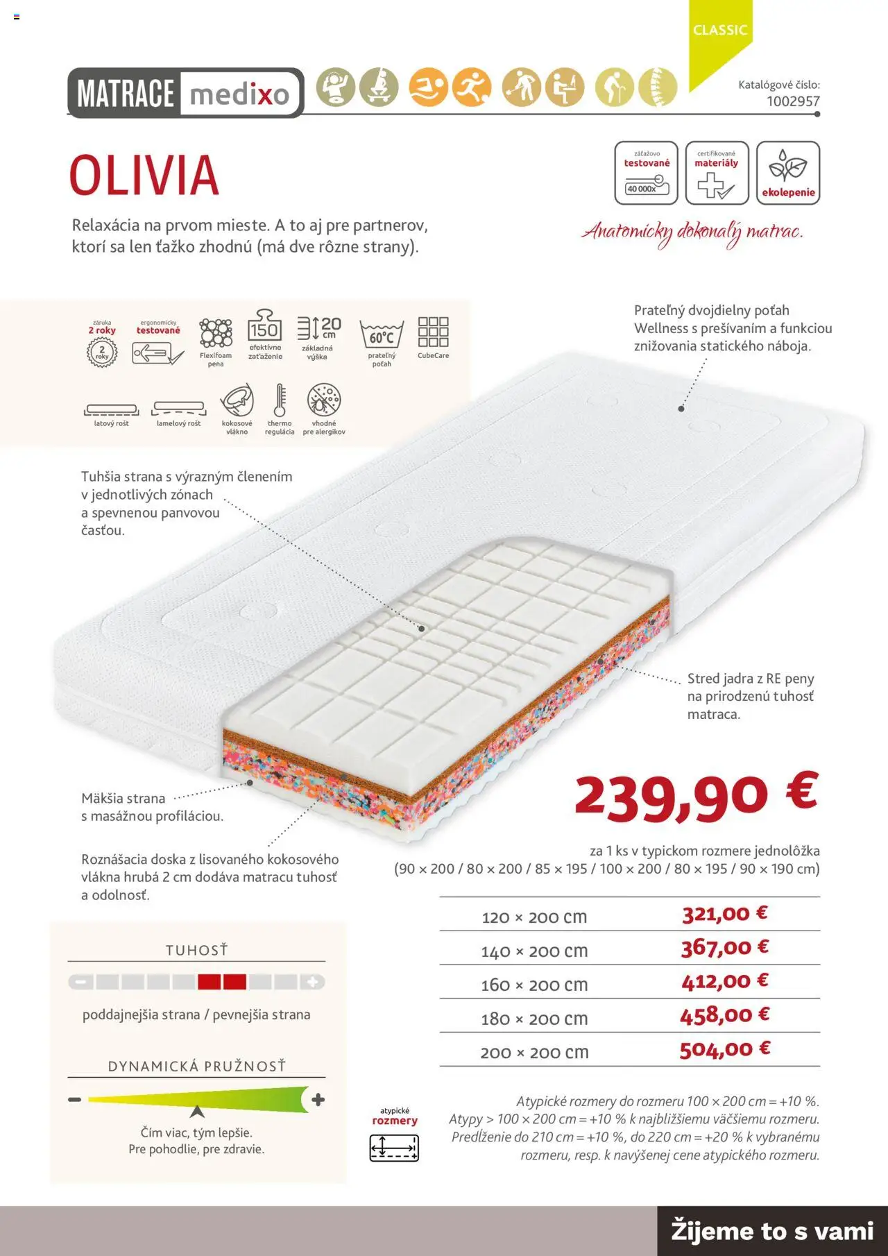 Nové ASKO nábytok akcie – leták je platný od 05.06.2025 | Strana: 35 | Produkty: Matrace, Rošt