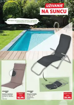 Sklopiva ležaljka, Sklopiva ležaljka od čelika i tekstila dimenzije cca. 190x59,5x96cm komad - Pregled kataloga iz trgovine Kaufland, vrijedi od 07.04.2026 | Stranica: 5