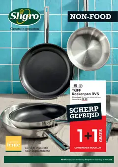 Sligro folder - Non food - Voorbeeld van een folder van Sligro, geldig van 30.04.2026