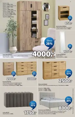 Náhled letáku JYSK leták od 15.04.2026 | Strana: 9 | Produkty: Skříně, Komoda, Příborník, Skříň