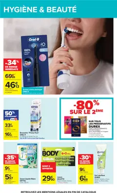Carrefour - Prévisualisation de Carrefour catalogue valide à partir de 21.04.2026 | Page: 57 | Produits: Body, Brosse à dents électrique, Brosse, Savon