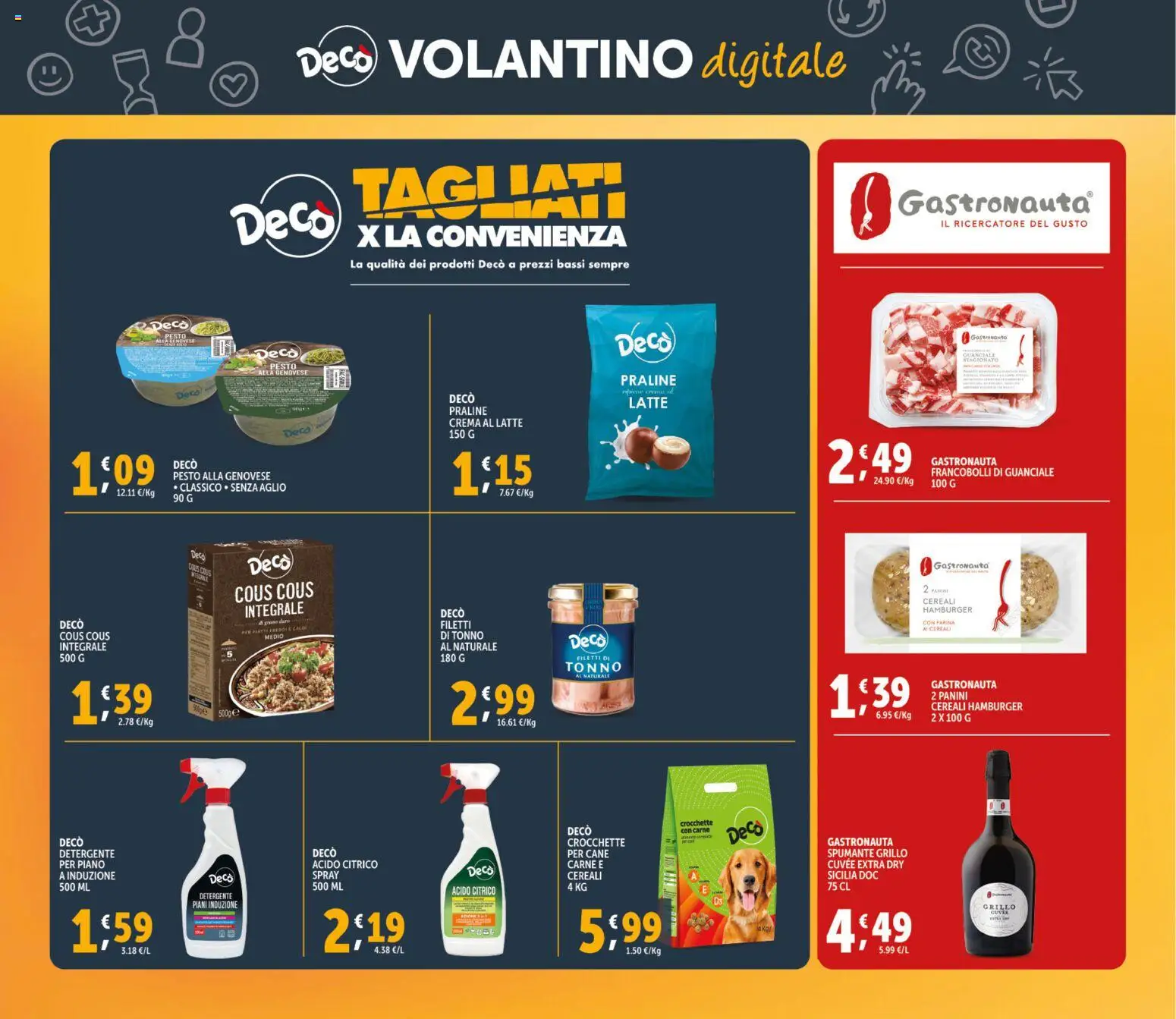 Volantino Decò del 06.03.2026 | Pagina: 31 | Prodotti: Crema, Detergente, Cereali, Tonno