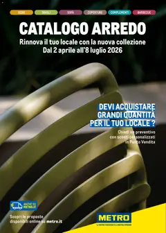 Anteprima del volantino Metro volantino Arredo valido a partire dal 02.04.2026