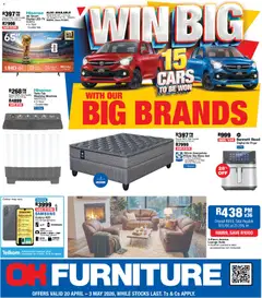 OK Furniture specials catalogue – valid from 20.04.2026