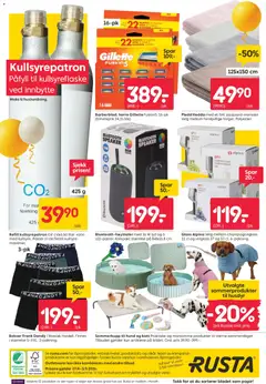 Forhåndsvisning av Rusta kundeavis gyldig fra 27.04.2026 | Side: 20 | Produkter: Cykelkorg, Pledd, Glass, Вермішель