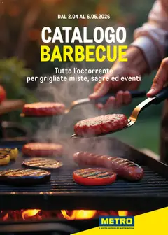 Anteprima del volantino Metro volantino Barbeque valido a partire dal 02.04.2026