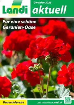 Landi aktionen Geranien ab 10.04.2026 gültig