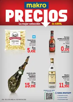 Vista previa Makro Precios Levante válido desde el 20.04.2026