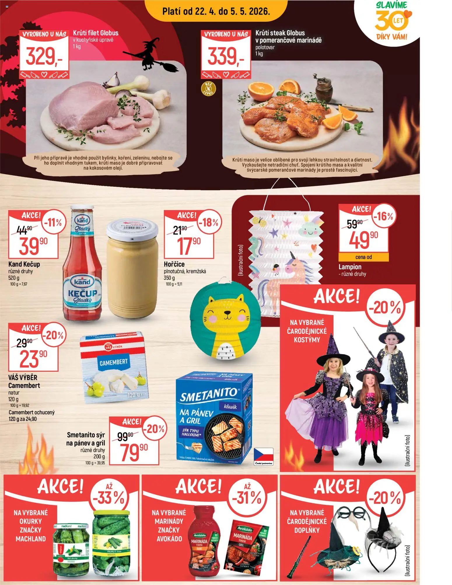 Globus leták - Ostrava od 22.04.2026 | Strana: 4 | Produkty: Globus, Kečup, Steak, Gril
