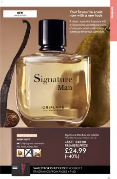 Preview of Oriflame - Offers valid from 27.05.2026 | Page: 51 | Products: Fragrance, Eau de toilette, Wallet, Vanilla