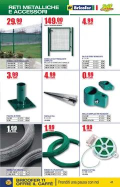 Anteprima del volantino Bricofer volantino Primavera Estate valido a partire dal 14.04.2026 | Pagina: 47 | Prodotti: Caffè, Tè, Anello
