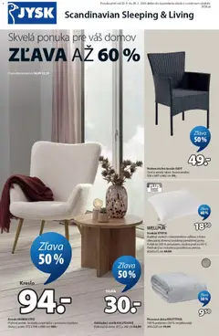JYSK leták platný od 20.04.2026