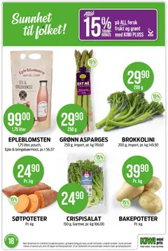 Forhåndsvisning av Kiwi kundeavis gyldig fra 27.04.2026 | Side: 16 | Produkter: Lubrifiant intime, Kiwi, Crispisalat, Гриби