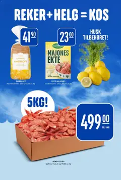 Forhåndsvisning av Rema 1000 kundeavis gyldig fra 26.04.2026 | Side: 18 | Produkter: Salat, Majones, Reker, Marinadă