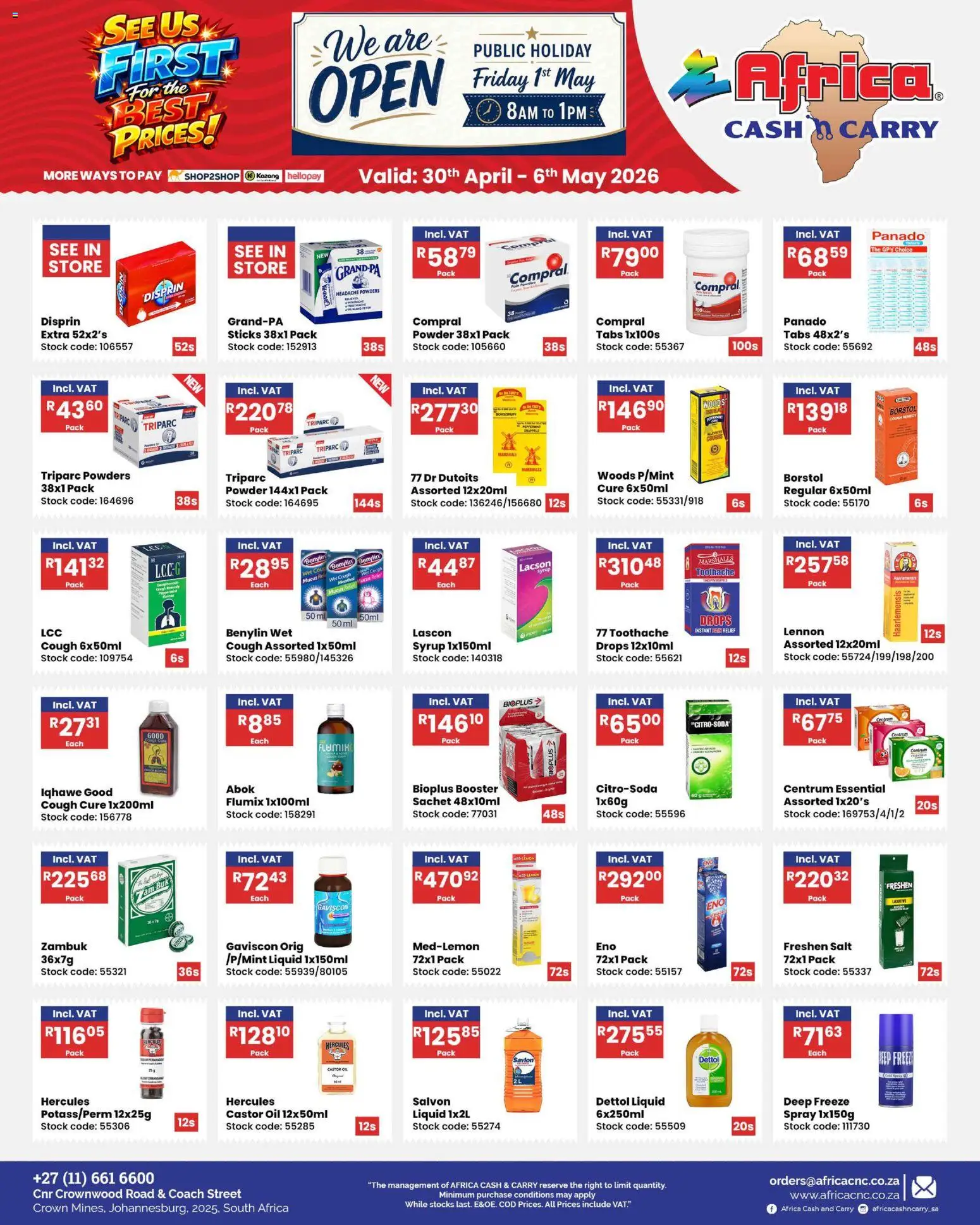 New Africa Cash & Carry catalogue – valid from 30.04.2026 | Page: 8