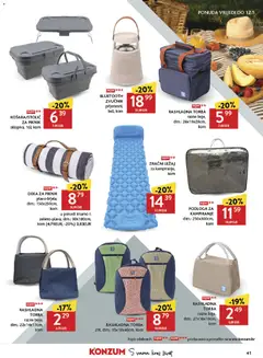 Konzum Katalog - Pregled kataloga iz trgovine Konzum, vrijedi od 29.04.2026 | Stranica: 41 | Proizvodi: Deka, Torba, Zvučnik