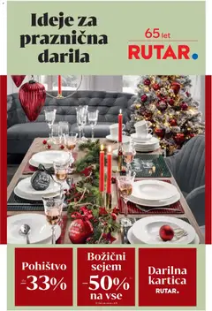 Rutar katalog akcije – veljaven od 10.12.2025 | Stran: 1 | Izdelki: Pohištvo
