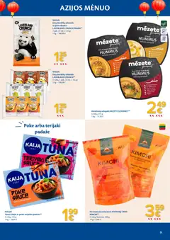 MAXIMA leidinys galioja nuo 07.04.2026 | Puslapis: 9 | Prekių: Užtepėlė, Jūros druska, Druska