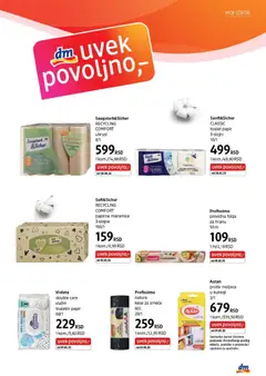 DM Drogerie katalog - pregled DM Drogerie kataloga - važi od 01.05.2026 | Strana: 39 | Proizvode: Toalet papir