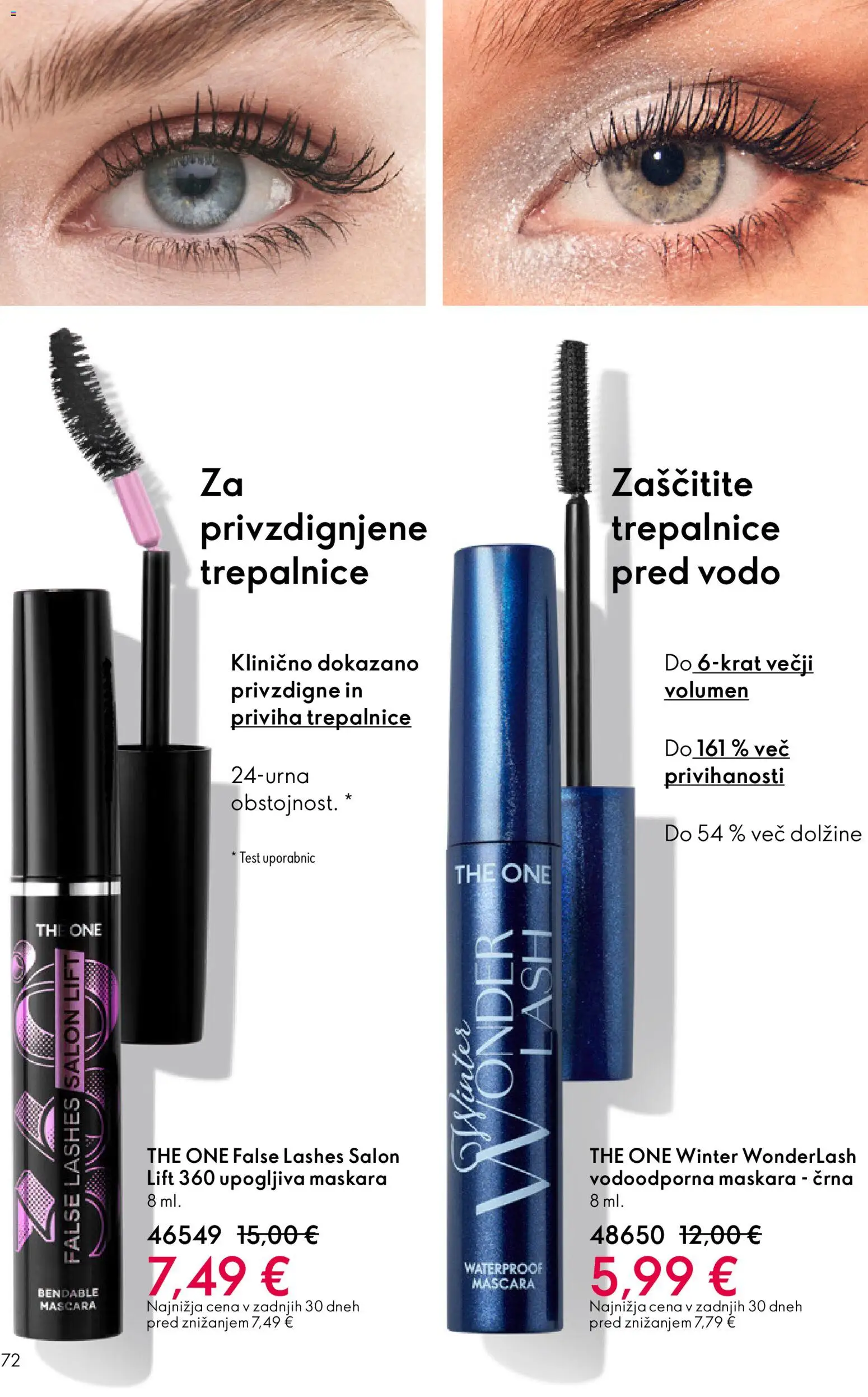 Novi Oriflame katalog ponudbe – veljaven od 11.03.2026 | Stran: 72 | Izdelki: Maskara