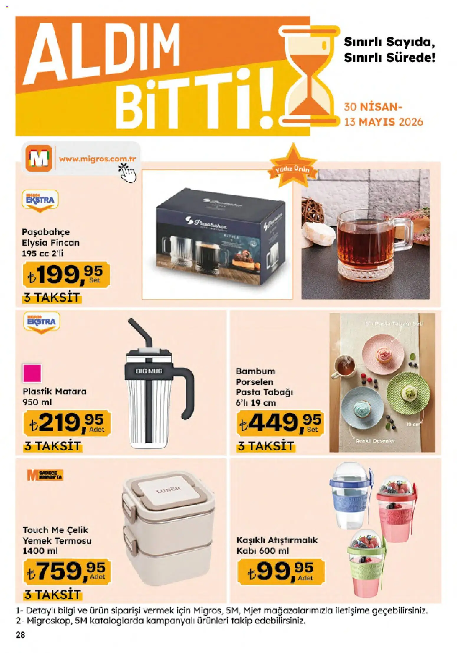 Migros Katalog - Migroskop - 30.04.2026 tarihinden itibaren geçerlidir | Sayfa: 142