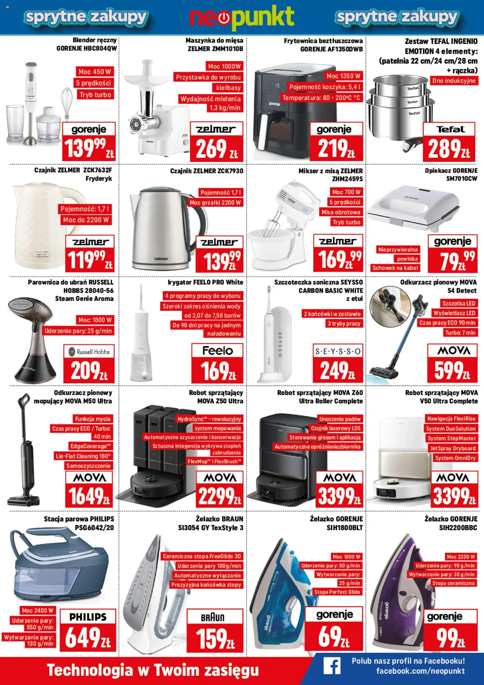 Neopunkt gazetka od 02.03.2026 | Strona: 6 | Produkty: Odkurzacz, Robot, Opiekacz, Blender