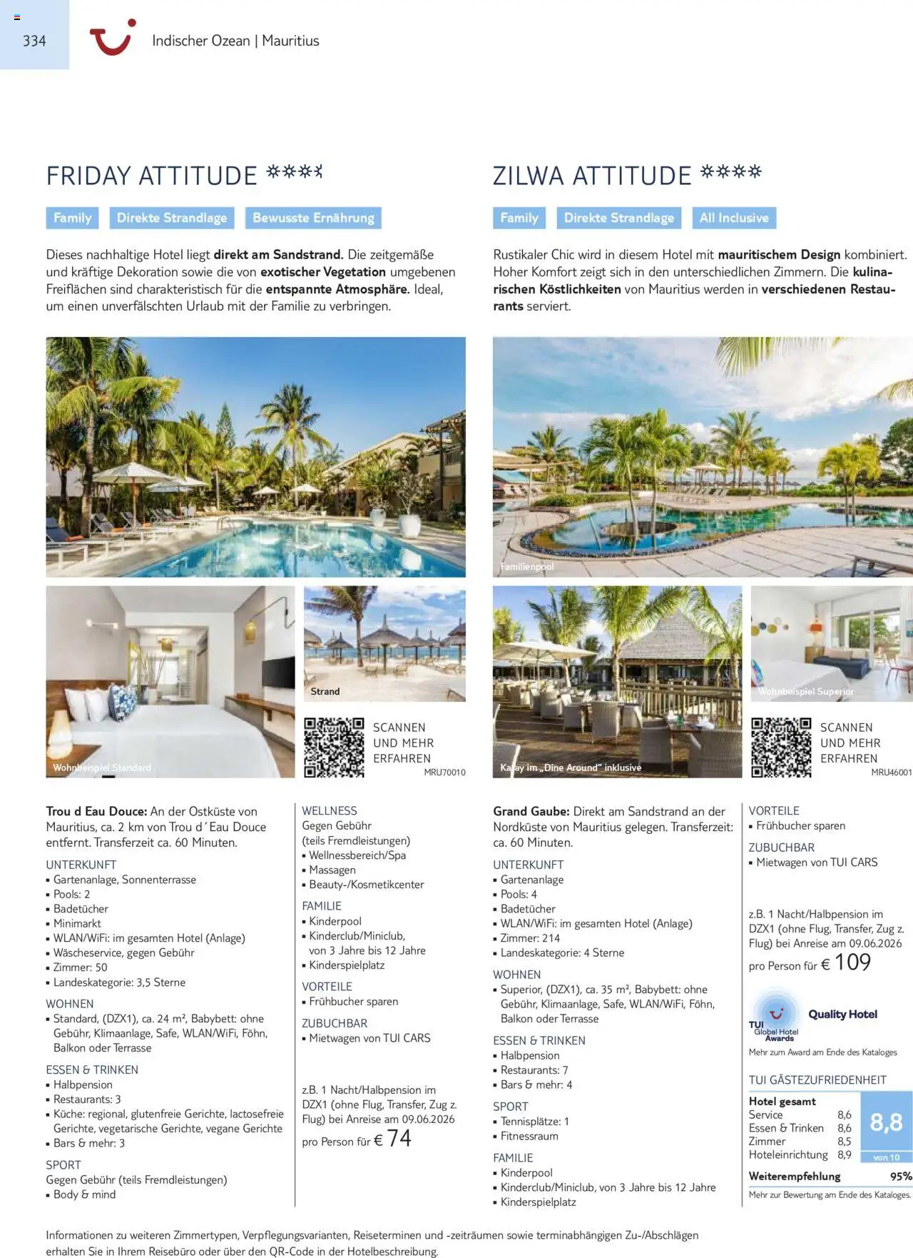 TUI Prospekt  Asien, Afrika, Orient & Indischer Ozean 2025/26 	 – gültig ab 01.11.2025 | Seite: 334 | Produkte: Babybett, Küche
