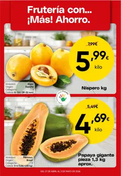 Vista previa Froiz Oferta semanal válido desde el 27.04.2026