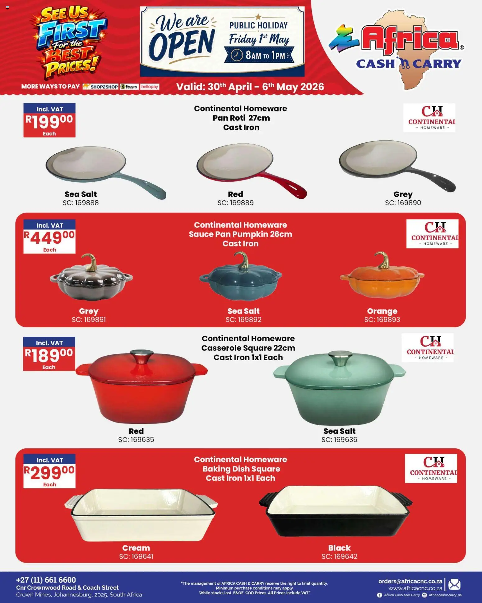 New Africa Cash & Carry catalogue – valid from 30.04.2026 | Page: 30