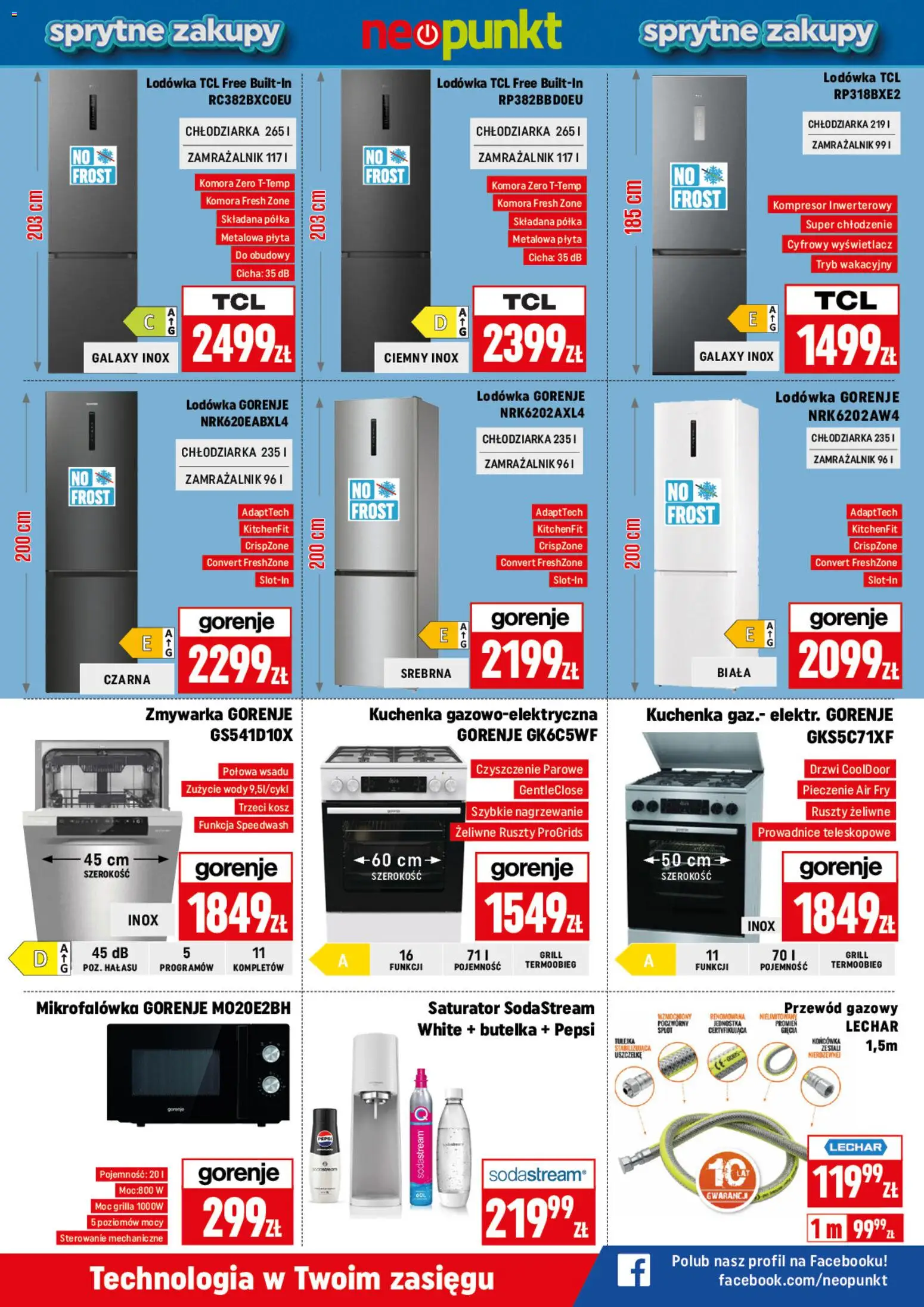 Neopunkt gazetka od 02.03.2026 | Strona: 7 | Produkty: Lodówka, Kuchenka, Grill, Półka