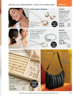 Vista previa Bolso Effie, Exterior: PU. Interior: 100% poliéster. Aprox. 30 x 9 x 20 cm. válido desde el 01.05.2026 | Página: 129 | Productos: Coletero, Pendientes, Bolso, Marco