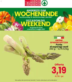 Anteprima del volantino Despar volantino Wochenende valido a partire dal 30.04.2026