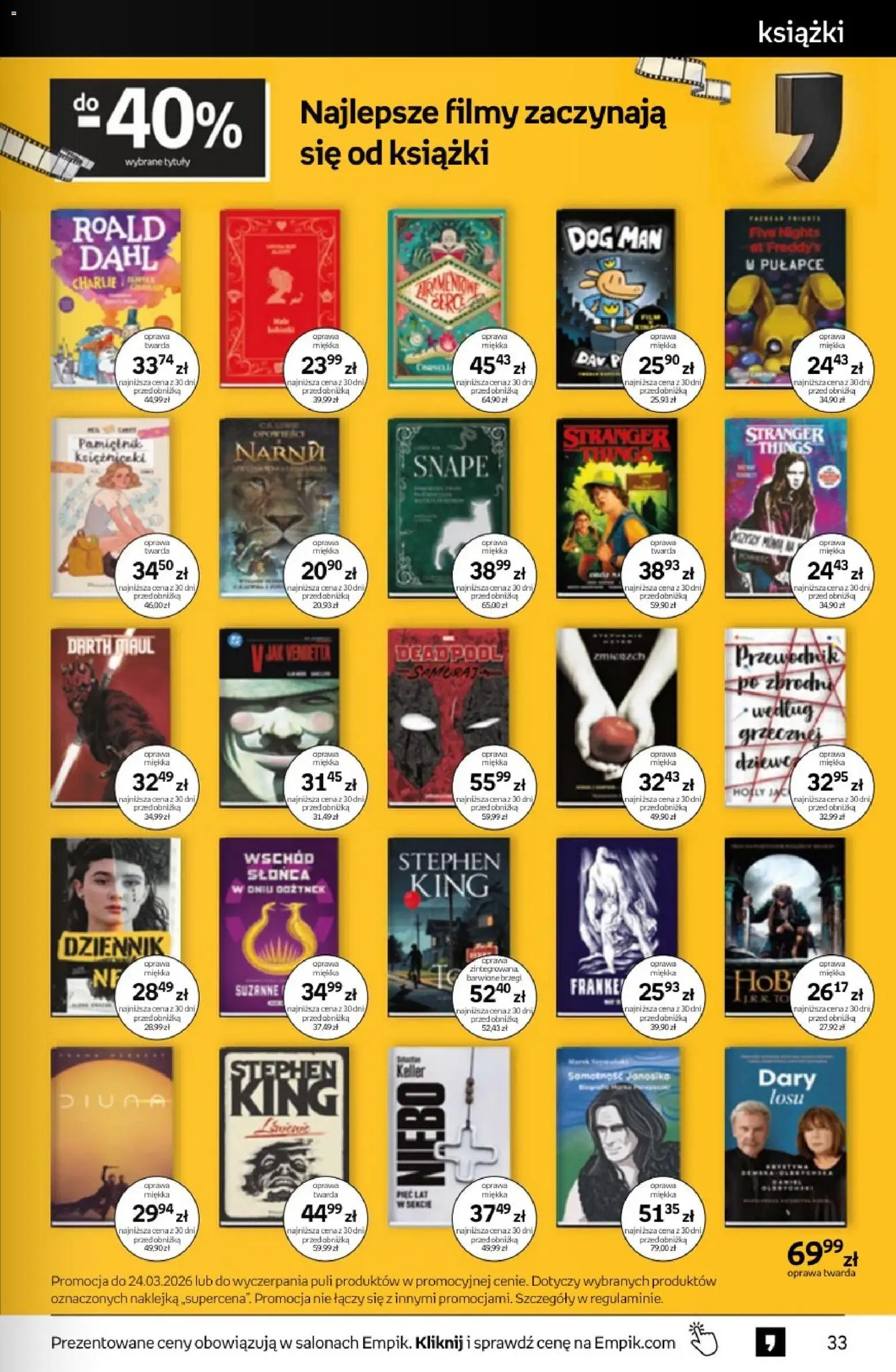 Empik promocje od 11.03.2026 | Strona: 33 | Produkty: Książki