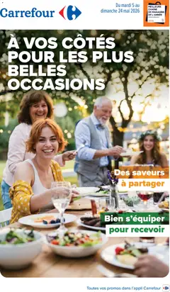 Carrefour - Prévisualisation de Carrefour À vos côtés pour les plus belles occasions valide à partir de 05.05.2026