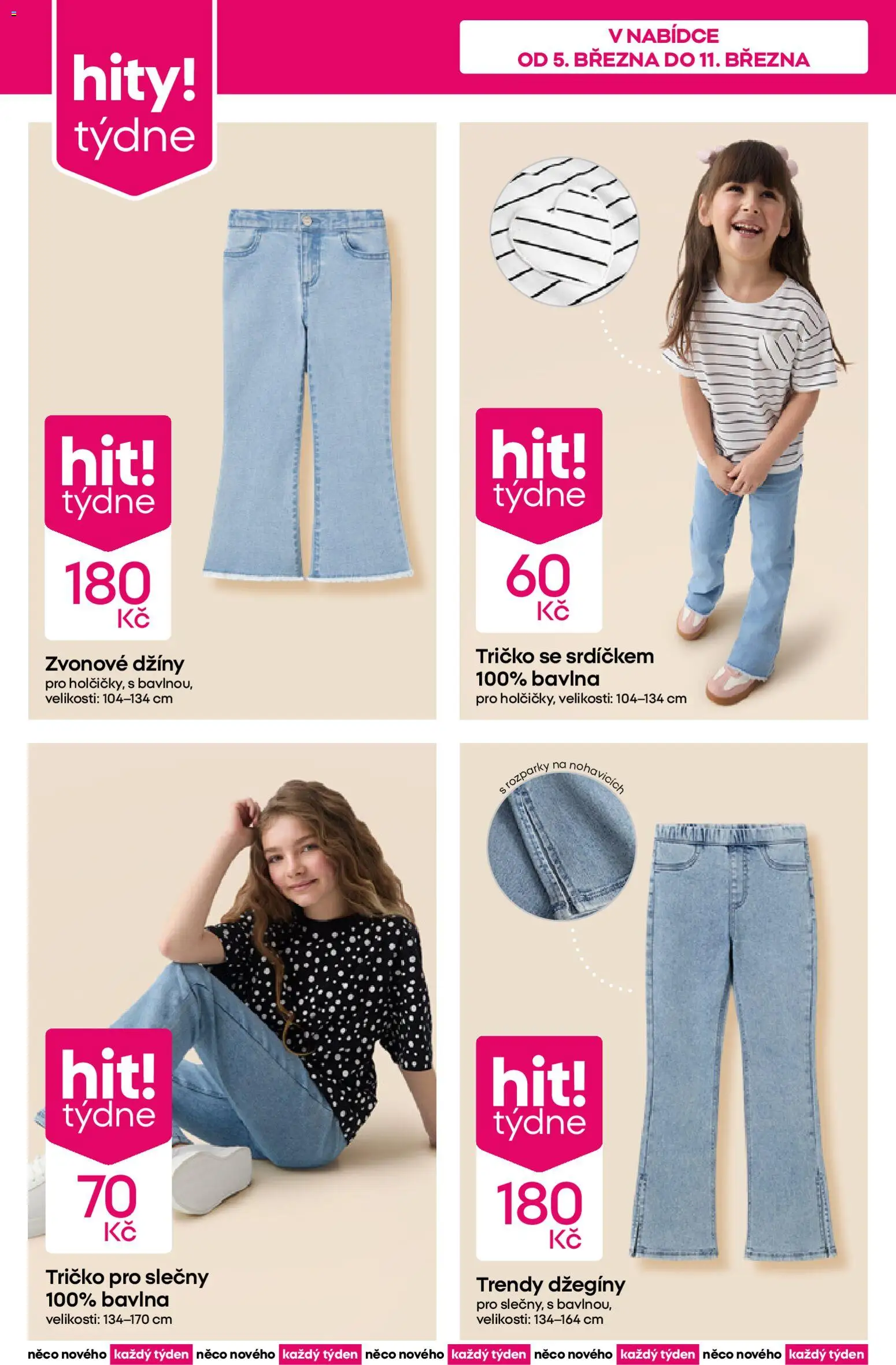 Pepco leták od 05.03.2026 | Strana: 2 | Produkty: Tričko, Džíny