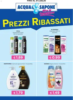 Anteprima del volantino Acqua e Sapone Prezzi Ribassati catalogo valido a partire dal 15.12.2025