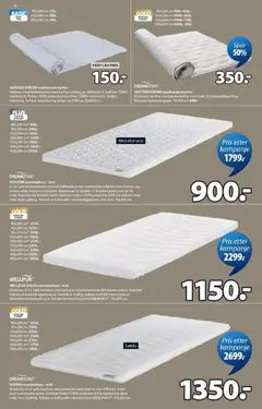 Forhåndsvisning av JYSK kundeavis gyldig fra 27.04.2026 | Side: 18 | Produkter: Overmadrass, Madrass, Strikk, Gâteaux secs