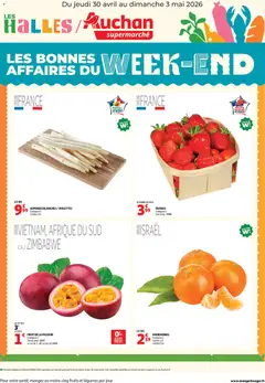Auchan - Prévisualisation de Auchan les bons plans du week-end dans votre super valide à partir de 30.04.2026